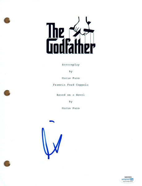 Al Pacino Signed Autographed The Godfather Movie Script Screenplay ACOA COA