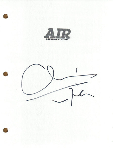 Chris Tucker Signed Autograph AIR (2023) Nike Movie Script Full Screenplay COA