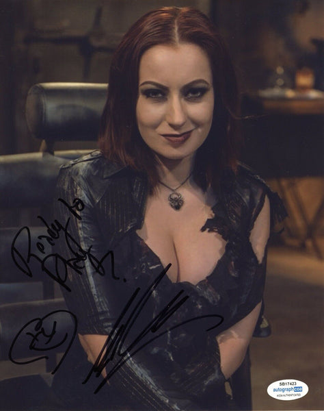 Sylvia Soska Signed Autograph 8x10 Photo American Mary See No Evil Horror ACOA