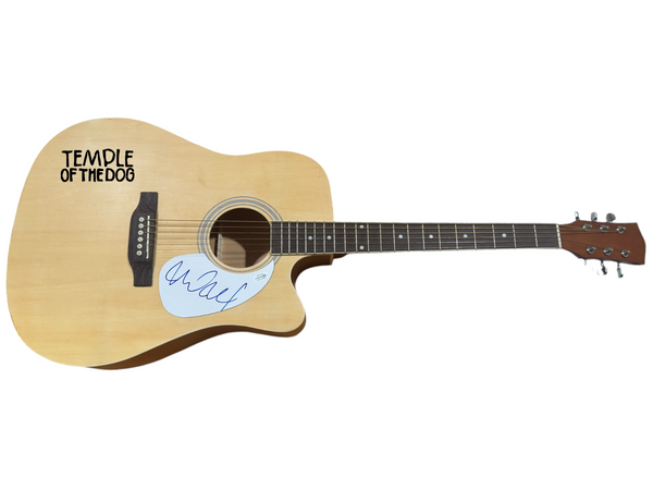 Mike McCready TEMPLE OF THE DOG Signed Autograph Acoustic Guitar Pearl Jam ACOA