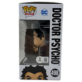 Tony Hale Signed Doctor Psycho Funko Pop Harley Quinn DC #498 Autograph BAS COA