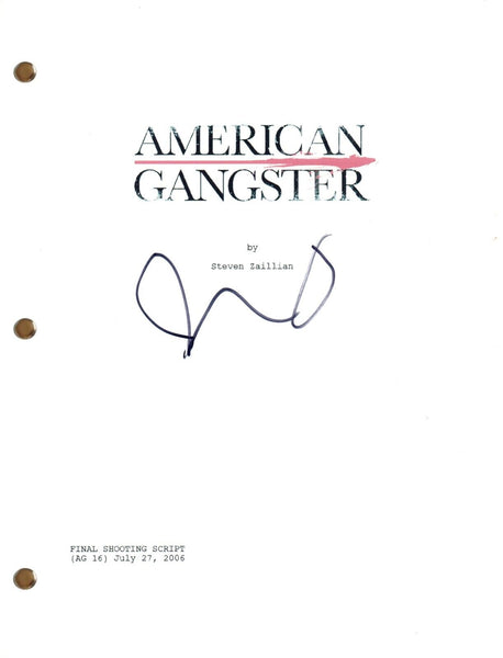 John Ortiz AMERICAN GANGSTER Signed Autograph Movie Script Full Screenplay COA