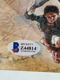 Richard Donner Signed Autograph The Goonies 12x18 Movie Poster Photo Beckett COA