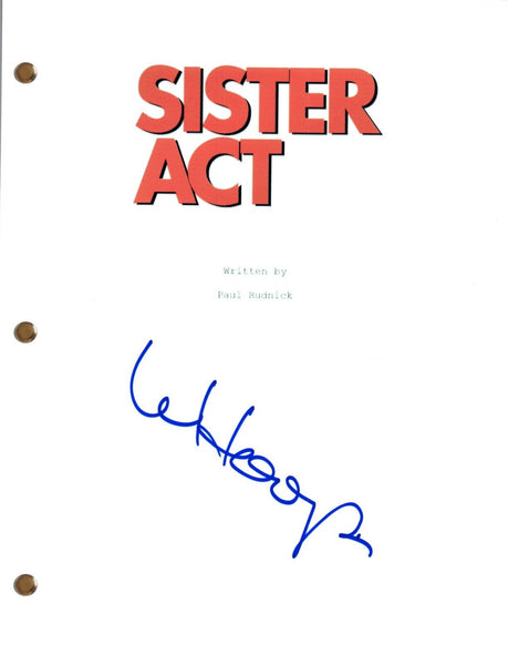 Whoopi Goldberg Signed Autograph SISTER ACT Movie Script Full Screenplay COA