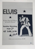 James Burton Signed Elvis Presley 11x17 Concert Poster Photo Autograph BAS COA