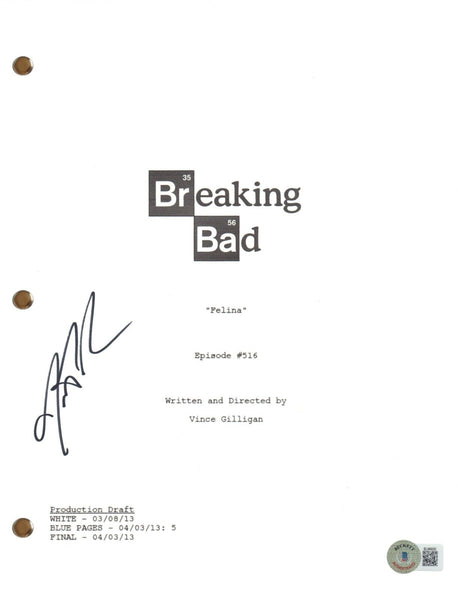 Jesse Plemons Signed Autograph Breaking Bad Felina Script Screenplay Beckett COA