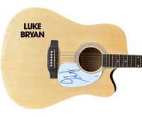 Luke Bryan Signed Autograph Full Size Acoustic Guitar Country Singer ACOA COA