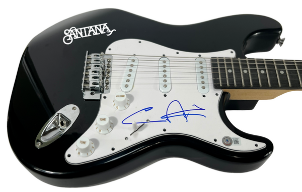 Carlos Santana Signed Electric Guitar SANTANA Autograph Guitarist Beckett COA