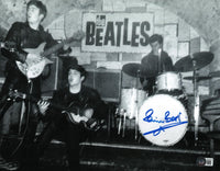 Pete Best Signed 11x14 Photo The Beatles Drummer Fifth Beatle Autograph BAS COA