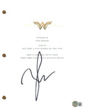 Zack Snyder Signed Autograph Wonder Woman Movie Script Screenplay Beckett COA