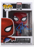 Tobey Maguire Signed Funko Pop Spider-Man 593 Marvel Autograph Beckett COA