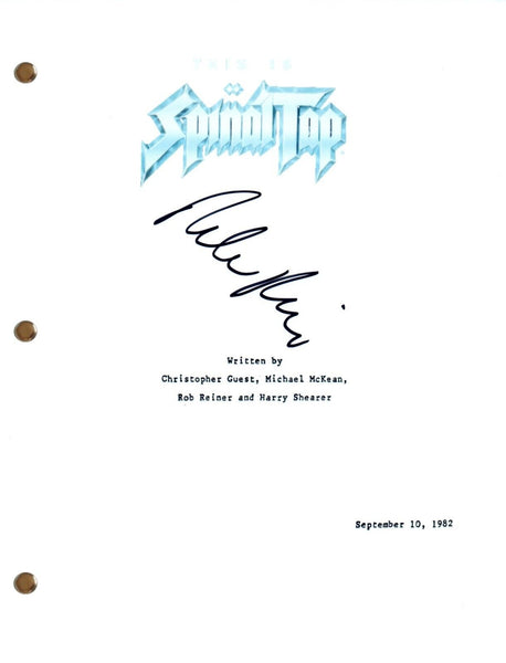 Rob Reiner THIS IS SPINAL TAP Signed Autograph Movie Script Full Screenplay COA