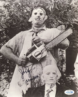 JOHN DUGAN Signed Autographed 8x10 Photo THE TEXAS CHAIN SAW MASSACRE ACOA COA