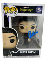 Alaqua Cox Signed Autograph Maya Lopez Funko Pop Hawkeye Echo Marvel BAS COA