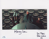 KAMAY LAU Signed STAR WARS Autograph 8x10 Photo Phantom Menace Sei Taria ACOA