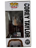 Corey Taylor Slipknot Signed Funko Pop #177 Rocks Autograph Proof Beckett COA
