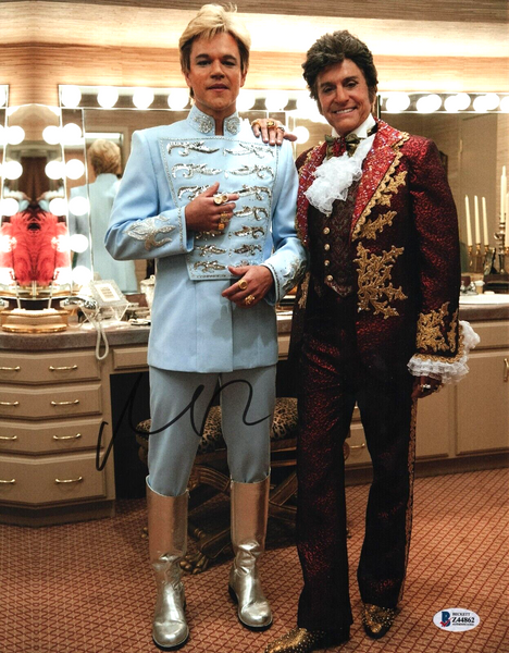 Matt Damon Signed 11x14 Photo Behind the Candelabra Autograph Liberace BAS COA