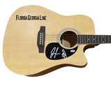 Florida Georgia Line Signed Acoustic Guitar Brian Kelley Tyler Hubbard PSA COA