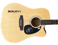 JON BON JOVI Signed Autograph Full Size Acoustic Guitar BON JOVI ACOA COA