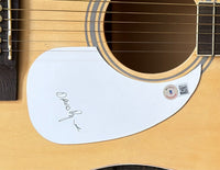 David Byrne TALKING HEADS Signed Autograph Full Size Acoustic Guitar Beckett COA