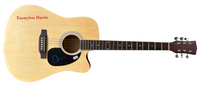 Emmylou Harris Signed Autograph Full Size Acoustic Guitar Beckett COA