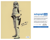 RALPH MORSE Signed STAR WARS Autograph 8x10 Photo Stormtrooper ACOA COA