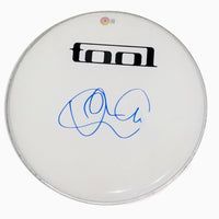 Danny Carey TOOL Signed Autograph 12" Drumhead Band Drummer Beckett COA