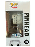 Clive Barker Signed Autograph Hellraiser Pinhead Funko Pop Horror Beckett COA