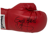 Denzel Washington Signed Boxing Glove The Hurricane Rubin Carter Autograph BAS