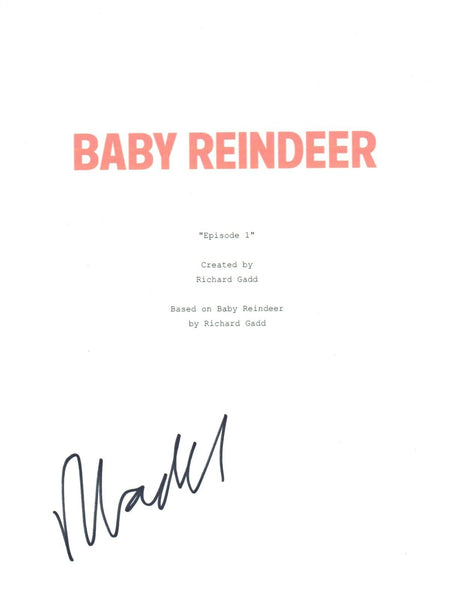 Richard Gadd Baby Reindeer Signed Autograph Pilot Episode Script Screenplay COA