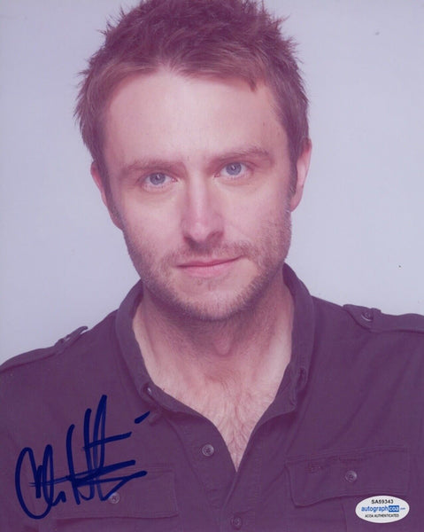 CHRIS HARDWICK Signed TALKING DEAD Autograph 8x10 Photo The Walking Dead ACOA