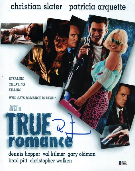 Tom Sizemore Signed 11x14 Photo True Romance Movie Poster Autograph Beckett COA