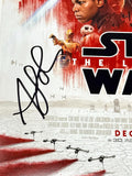 Andy Serkis Signed Autograph Star Wars The Last Jedi 12x18 Movie Poster BAS COA