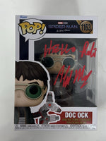 Alfred Molina Signed Autograph Doc Ock Spider-Man No Way Home Funko Pop BAS COA