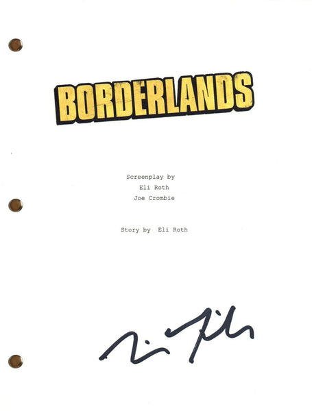 Tim Miller Signed Autograph BORDERLANDS Movie Script Co-Director COA