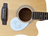 John Oates HALL & OATES Signed Full Size Acoustic Guitar Autograph ACOA COA