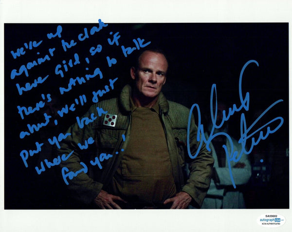 Alistair Petrie Signed 8x10 Photo Rogue One A Star Wars Story Autograph ACOA COA