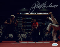 Ralph Macchio Signed The Karate Kid 8x10 Photo Autograph Crane Kick ACOA COA