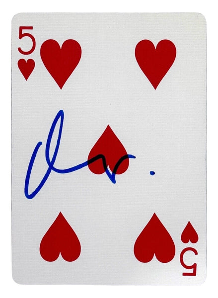 Matt Damon Signed Autograph Playing Card Rounders Movie Mike McDermott COA