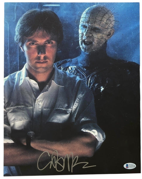 Clive Barker Signed Autograph HELLRAISER 11x14 Photo Pinhead Horror Beckett COA