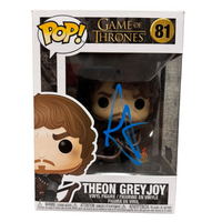 Alfie Allen Signed Theon Greyjoy Game of Thrones Funko Pop #81 Autograph Beckett