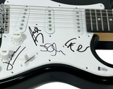 MANA Band Signed Autograph Electric Guitar Maná Fher Olvera x4 Beckett COA LOA