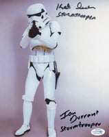 IAN DURRANT & KEITH SWADEN Signed STAR WARS 8x10 Photo Empire Strikes Back ACOA