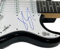 Damiano David MANESKIN Signed Autograph Electric Guitar Singer Beckett COA