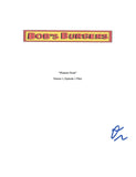 Dan Mintz Bob's Burgers Signed Autograph Pilot Episode Script Tina Belcher COA