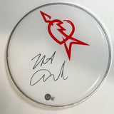 Mike Campbell Signed 10" Drumhead Tom Petty And The Heartbreakers Autograph BAS
