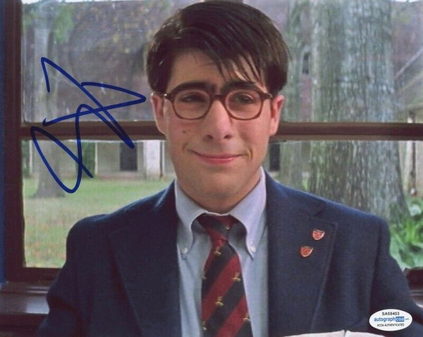 Jason Schwartzman Signed Autograph 8x10 Photo RUSHMORE Max Fischer ACOA COA