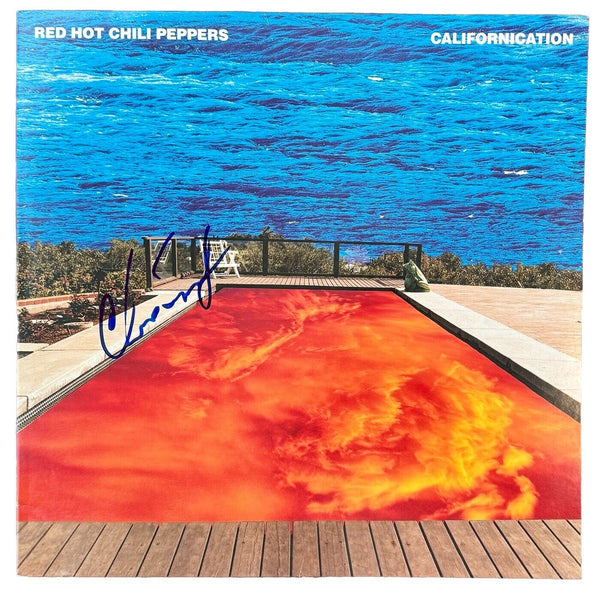 Chad Smith Signed Red Hot Chili Peppers Californication Vinyl Record Album BAS