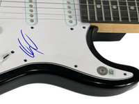 David Draiman Disturbed Signed Autograph Electric Guitar Band Singer Beckett COA