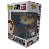 Cameron Monaghan Signed CAL KESTIS & BD-11 Funko Pop #337 Autograph Beckett COA